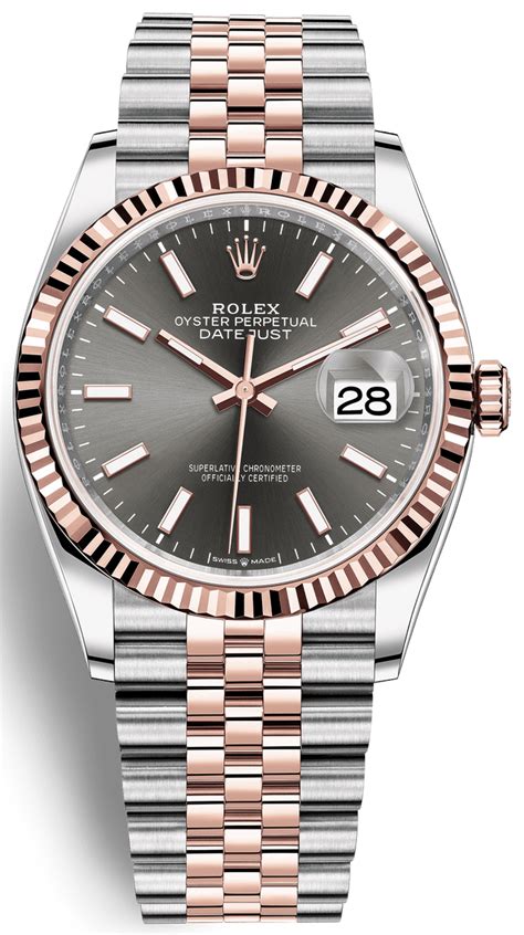 rolex datejust 36mm rose gold|rolex datejust 36 everose gold.